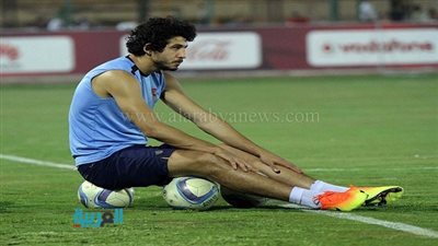 أحمد حجازي يواصل التأهيل في مران الأهلي