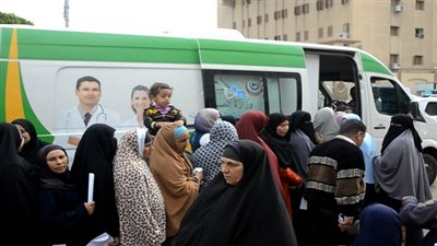 تنظيم قافلة طبية وتموينية لمدة يومين بقرية شارونة بالمنيا