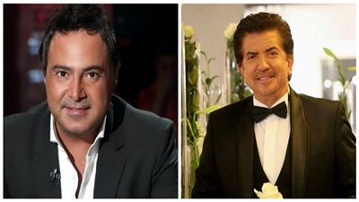 وليد توفيق بصحبة عاصي الحلاني في سهرة خاصة