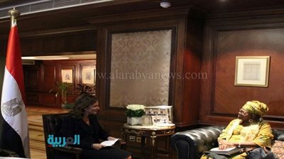 وزيرة التعاون الدولي تناقش مع سفيرة الكونغو الديمقراطية أوجه التعاون