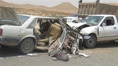مصرع 2 وإصابة 8 في حادث بطريق إسكندرية الصحراوي