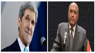 سامح شكري يتلقى اتصالاً هاتفيًا من وزير الخارجية الأمريكي