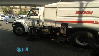بالصور.. حملة لصيانة الشوارع بجنوب الجيزة 