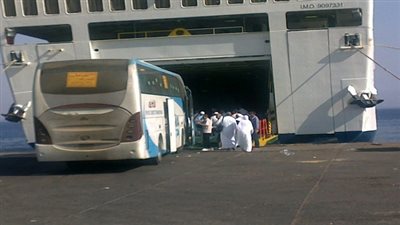 3307 عاملين بخدمة الحجاج يغادرون ميناء سفاجا