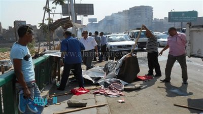 حملة مكبرة لرفع الإشغالات أعلى الطريق الدائري