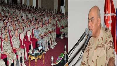 الفريق أول صدقي صبحي يلتقي مقاتلي المنطقة المركزية ويكرم المتميزين