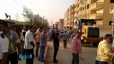 بالصور.. رفع كفاءة منطقة ميت عقبة بالعجوزة 