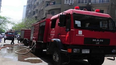 إخماد حريق بشقة سكنية في الدقي 