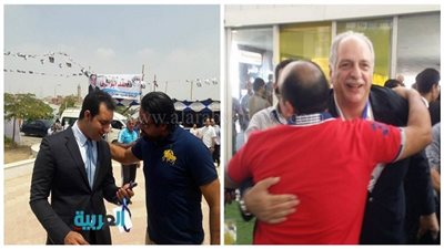 بالصور.. أحمد مرتضى وعبدالوهاب مندوبان عن الزمالك والأهلي في انتخابات الجبلاية