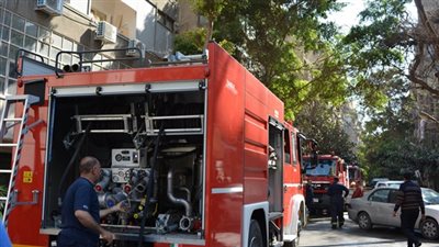 إخماد حريق بشقة سكنية في العجوزة 