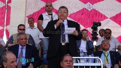 بالصور..  وزير التعليم العالي يفتتح 