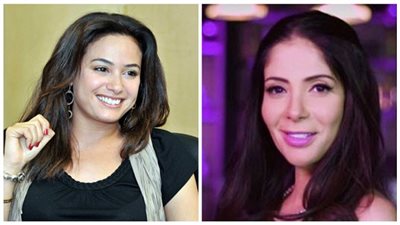 منى زكي تهنئ هند صبري على 