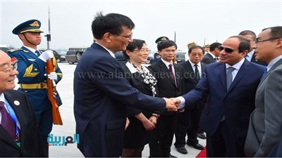  الرئيس السيسي يغادر مدينة هانجشو بالصين