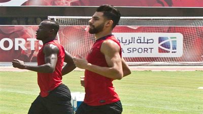 ثنائي الأهلي يخضع لتدريبات تأهيلية