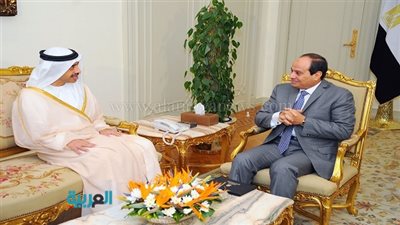 السيسي يستقبل وزير خارجية الإمارات