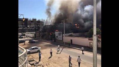 حريق هائل في مطعم بالغردقة.. والحماية المدنية تحاول السيطرة