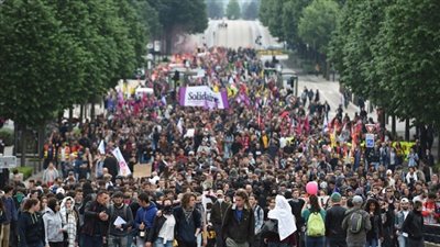 للمرة الـ14.. المظاهرات تجتاح 110 مدينة فرنسية بسبب قانون العمل