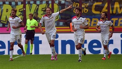 كاليارى يهزم أتلانتا بثلاثية نظيفة بالدورى الإيطالى