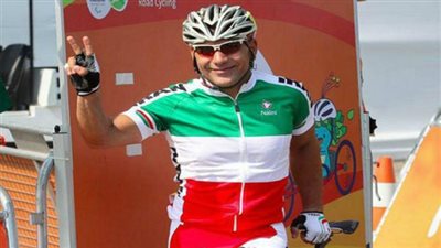 مصرع متسابق إيرانى أصطدمت دراجته بصخرة فى بارالمبية 