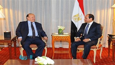 السيسي يلتقي الرئيس اليمني بمقر إقامته في نيويورك