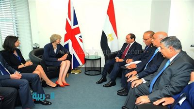 السيسي يلتقي رئيسة وزراء بريطانيا بمقر الأمم المتحدة في نيويورك