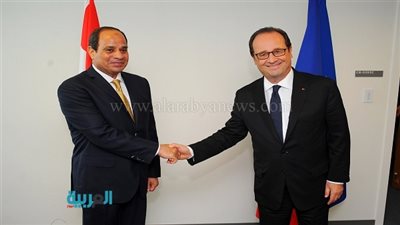 السيسي: العلاقات المصرية الفرنسية في تطور مستمر 