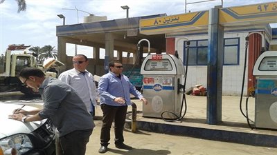 ضبط 24 ألف لتر بنزين وسولار مدعم في حملة على محطات بلقاس وشربين