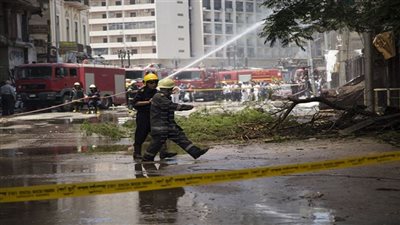 ماس كهربائي يتسبب فى حريق بمطبعة البنك المركزي