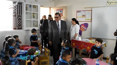 محافظ الفيوم يتفقد المدارس في أول أيام الدراسة