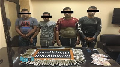 عربة الجوافة توقع بعصابة المخدرات بالدقهلية