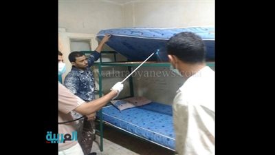 بالصور.. رئيس جامعة الأزهر: تعقيم غرف المدينة الطلابية