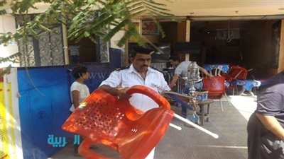 بالصور.. تحرير 13 محضر في حملة لرفع الاشغالات بالمطرية 