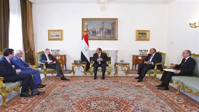 السيسي يستقبل وفدًا من مؤسسة 