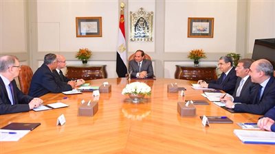 السيسى يناقش الجوانب النهائية لعقود  محطة الضبعة النووية
