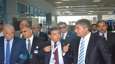 بالصور.. فالكون تتسلم مطار شرم الشيخ أمنيًا