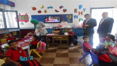 بالصور.. رئيس المعاهد القومية يتفقد مدرسة الأهرام