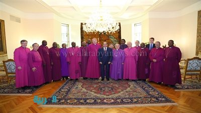 السيسي يستقبل وفدًا من الكنيسة الانجليكية الإنجليزية