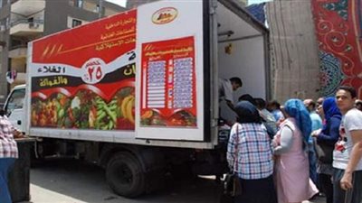قوافل غذائية لمحدودي الدخل بدمياط