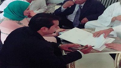 مبروك للعروسين.. عقد قران محمد بدر الدين وسارة الجريدي 