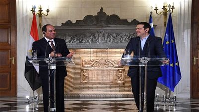 رئيس وزراء اليونان: القمة الثلاثية تدفع للسلام والتعاون الإقتصادي 