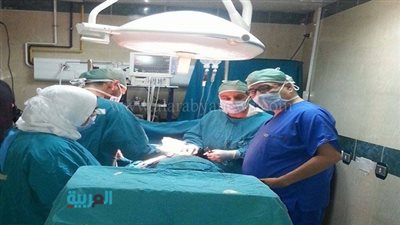 إسئصال ورم وزنه 6 كجم من صدر مريضة بمستشفى جامعة المنصورة