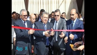 وزير التعليم العالى يفتتح عددًا من المنشآت الجديدة بجامعة الفيوم