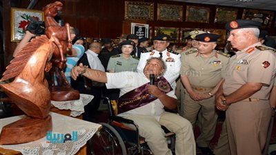 تنظيم معرض لإبداعات المحاربين القدماء بمناسبة ذكري أكتوبر