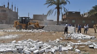 رصد 255 حالة تعدي علي الاراضي الزراعية بالجيزة 