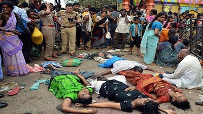 أعداد ضحايا حادث التدافع بالهند ترتفع الى 24 قتيلاً