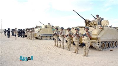 بالصور.. القوات المسلحة تبدأ التمشيط لمداهمة عدة مناطق بسيناء