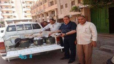 ضبط دجاج ولحوم فاسدة بحملة تموينية في الفيوم 