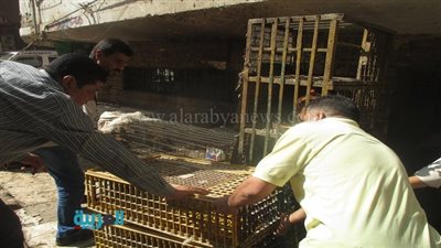 بالصور.. مصادرة خلاطتي بناء مخالفة بحي الزاوية الحمراء 