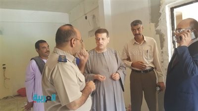 بالصور.. طارق رضوان يزور مبنى 