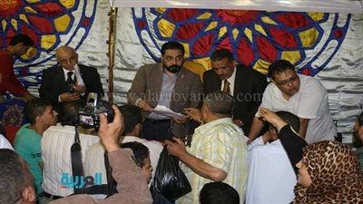 بالصور.. محمود عطية يعقد لقاءً جماهيريًا مع أبناء شبرا الخيمة